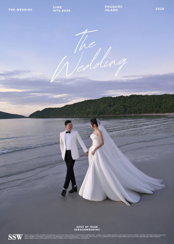 Ảnh cưới Biển hoàng hôn tại Bãi biển Phú Quốc, Kiên Giang — Phát & Trinh — Biển Phú Quốc, SeesonWedding (ảnh 2/31)