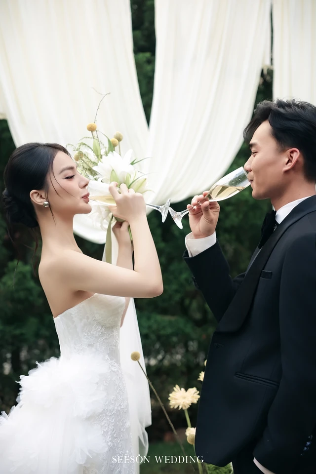 Ảnh cưới Vườn xanh & voan dài tại Phim trường Vũ Garden, TP.HCM — Nguyên & Linh — Vũ Garden, SeesonWedding (ảnh 14/29)