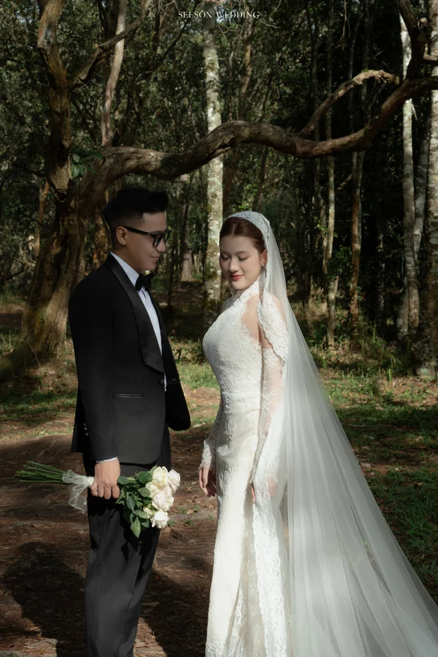 Ảnh cưới Thuyền gỗ & sương hồ tại Suối Tía, hồ Tuyền Lâm, Đà Lạt — Suối Tía — Đà Lạt, SeesonWedding (ảnh 29/33)