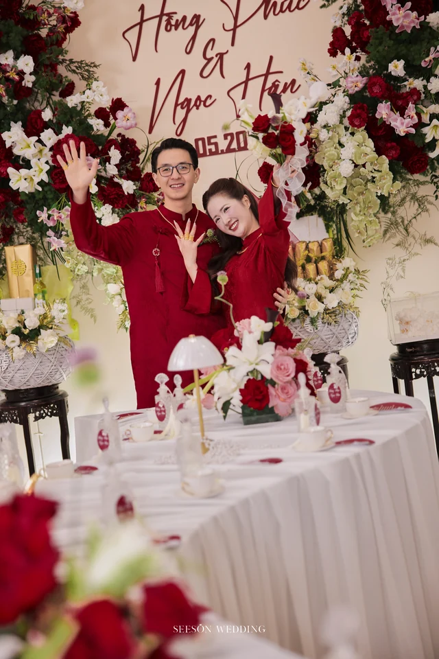 Ảnh cưới Áo dài đỏ & lễ gia tiên tại TP. Hồ Chí Minh — Áo Dài — Lễ Gia Tiên, SeesonWedding (ảnh 104/108)
