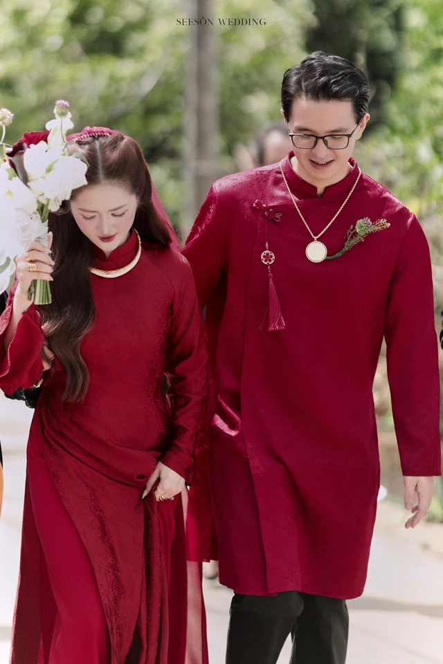 Ảnh cưới Áo dài đỏ & lễ gia tiên tại TP. Hồ Chí Minh — Áo Dài — Lễ Gia Tiên, SeesonWedding (ảnh 23/108)