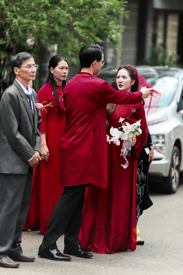 Ảnh cưới Áo dài đỏ & lễ gia tiên tại TP. Hồ Chí Minh — Áo Dài — Lễ Gia Tiên, SeesonWedding (ảnh 26/108)