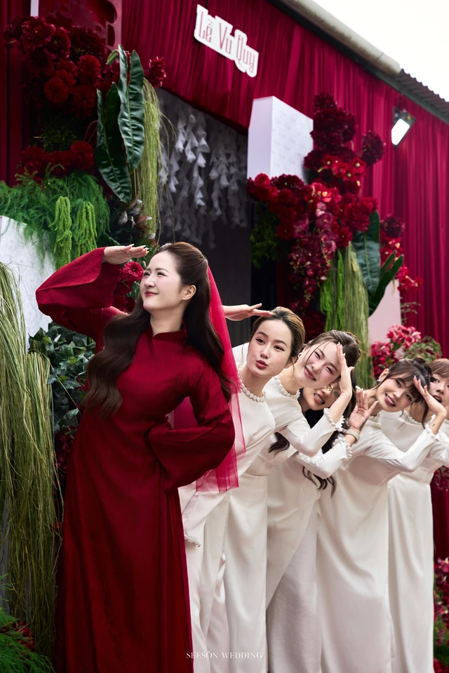 Ảnh cưới Áo dài đỏ & lễ gia tiên tại TP. Hồ Chí Minh — Áo Dài — Lễ Gia Tiên, SeesonWedding (ảnh 35/108)