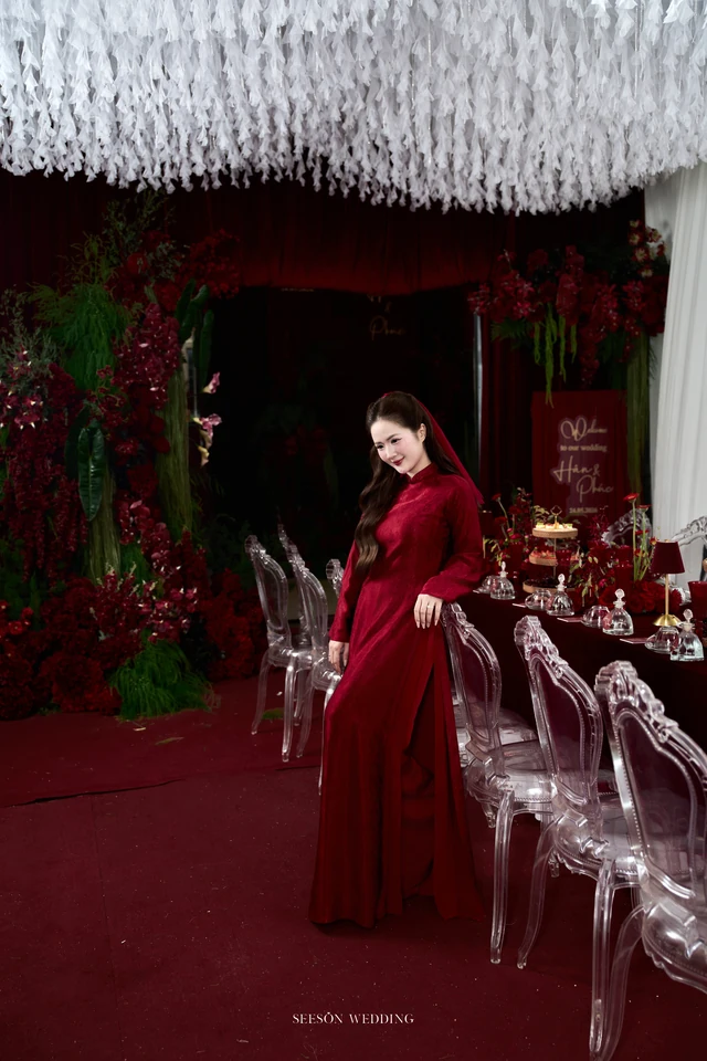Ảnh cưới Áo dài đỏ & lễ gia tiên tại TP. Hồ Chí Minh — Áo Dài — Lễ Gia Tiên, SeesonWedding (ảnh 37/108)