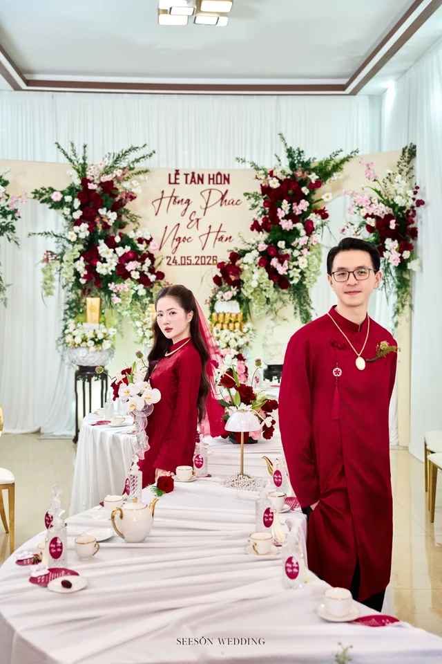 Ảnh cưới Áo dài đỏ & lễ gia tiên tại TP. Hồ Chí Minh — Áo Dài — Lễ Gia Tiên, SeesonWedding (ảnh 47/108)