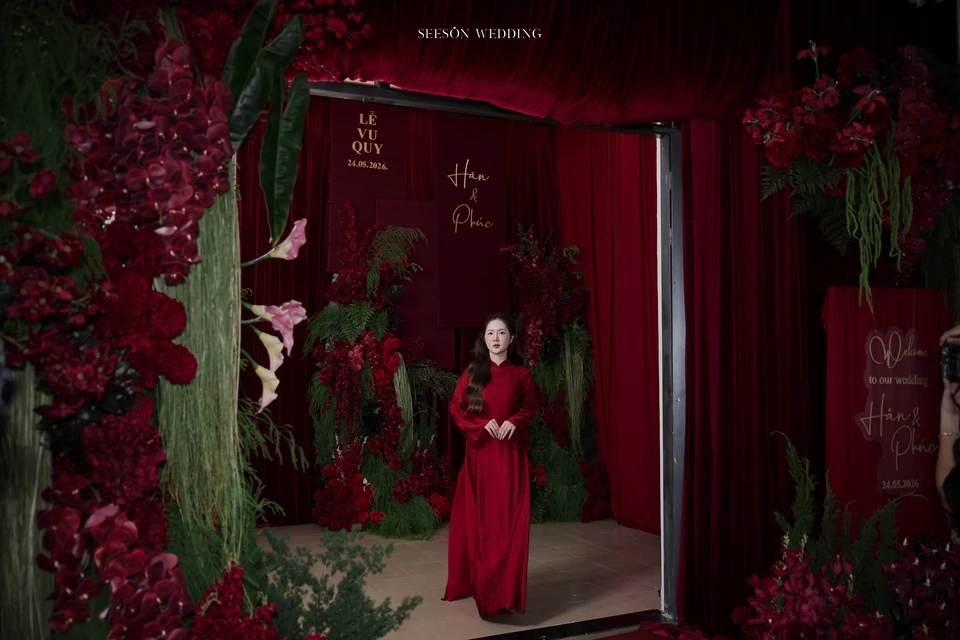 Ảnh cưới Áo dài đỏ & lễ gia tiên tại TP. Hồ Chí Minh — Áo Dài — Lễ Gia Tiên, SeesonWedding (ảnh 72/108)