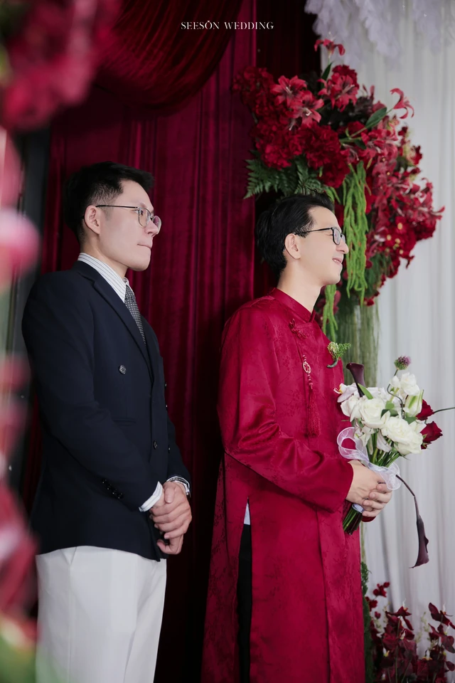 Ảnh cưới Áo dài đỏ & lễ gia tiên tại TP. Hồ Chí Minh — Áo Dài — Lễ Gia Tiên, SeesonWedding (ảnh 83/108)