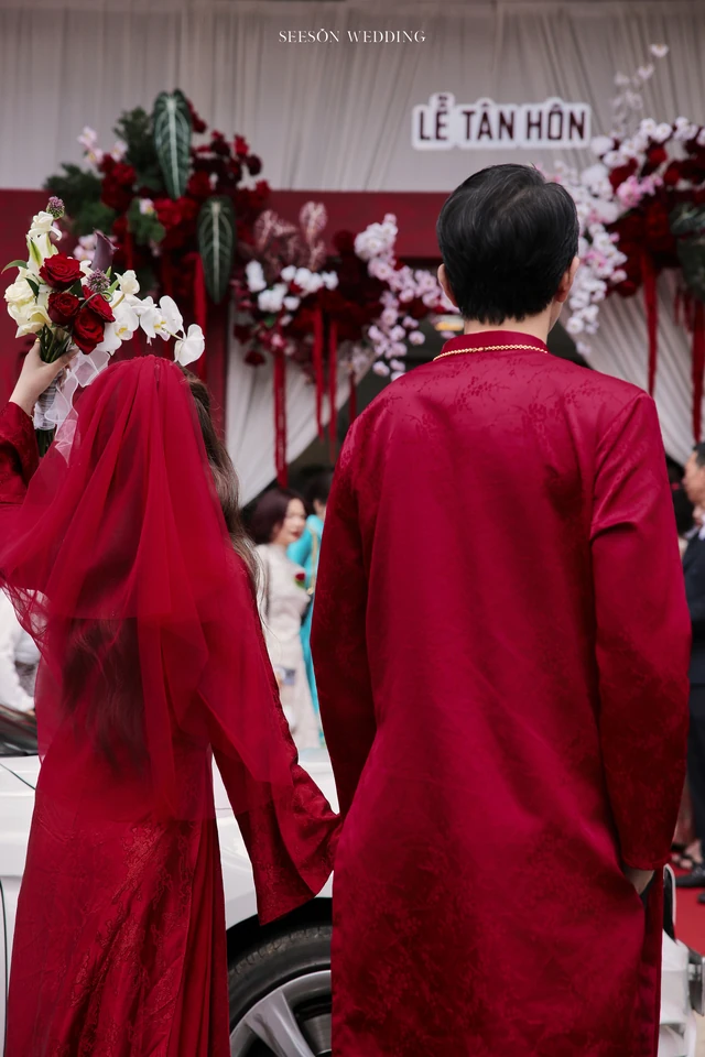 Ảnh cưới Áo dài đỏ & lễ gia tiên tại TP. Hồ Chí Minh — Áo Dài — Lễ Gia Tiên, SeesonWedding (ảnh 94/108)