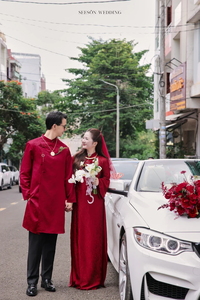 Ảnh cưới Áo dài đỏ & lễ gia tiên tại TP. Hồ Chí Minh — Áo Dài — Lễ Gia Tiên, SeesonWedding (ảnh 96/108)