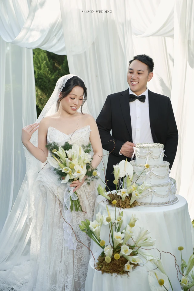 Ảnh cưới Cổng vòm cây & tiệc vườn tại Phim trường Vũ Garden, TP.HCM — Vũ Garden — Cổng Vòm & Bánh Cưới, SeesonWedding (ảnh 5/22)